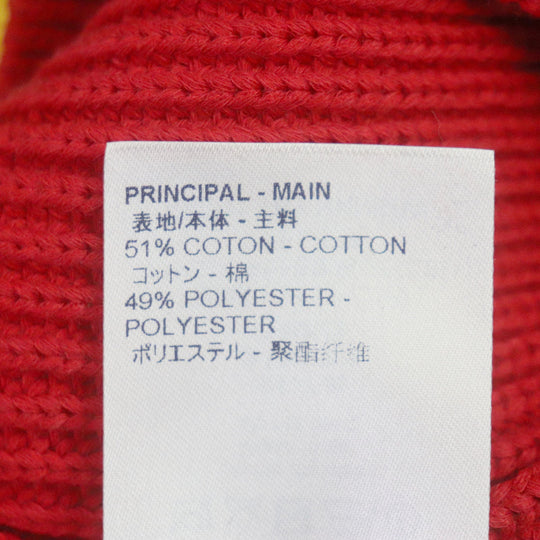 LOUIS VUITTON knit Main: 51% cotton, Main: 49% polyester Multi rasta color jamaica mens L Used Authentic
