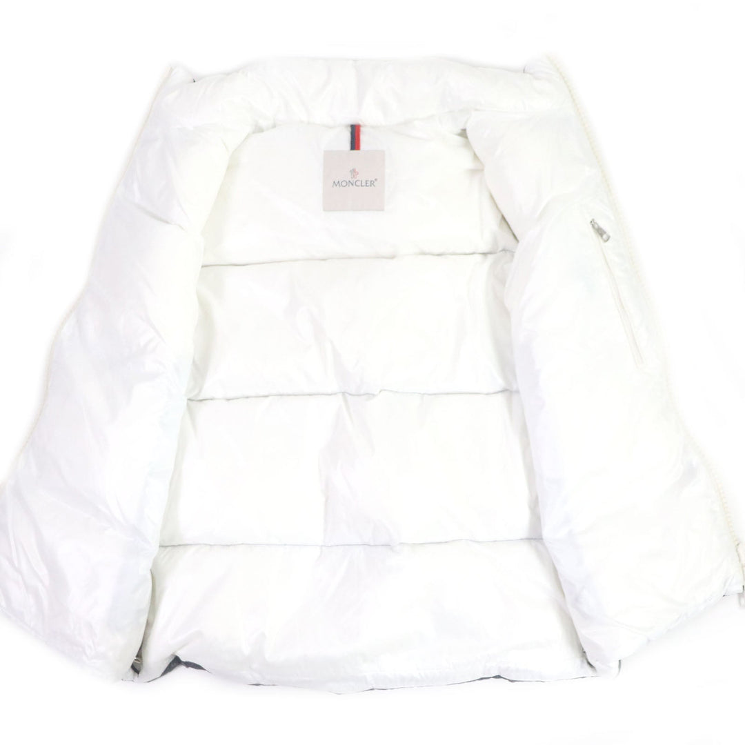 MONCLER Down vest Main: 100% nylon, Filling: 90% down, Filling: 10% feather Navy MONGINEVRO GILET mens 1 Used Authentic