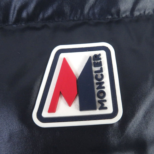 MONCLER Down vest Main: 100% nylon, Filling: 90% down, Filling: 10% feather Navy MONGINEVRO GILET mens 1 Used Authentic
