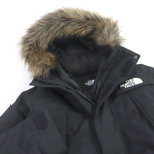 THE NORTH FACE Down jacket ND92032 Outer: 100% nylon, Lining: 100% polyester, Cuffs: 59% acrylic, 26% wool, 14% nylon, 1% polyurethane, Hood fur part/pile: 80% acrylic, 20% acrylic, Base fabric: 100% polyester black Antarctica Parka mens S Used Authentic