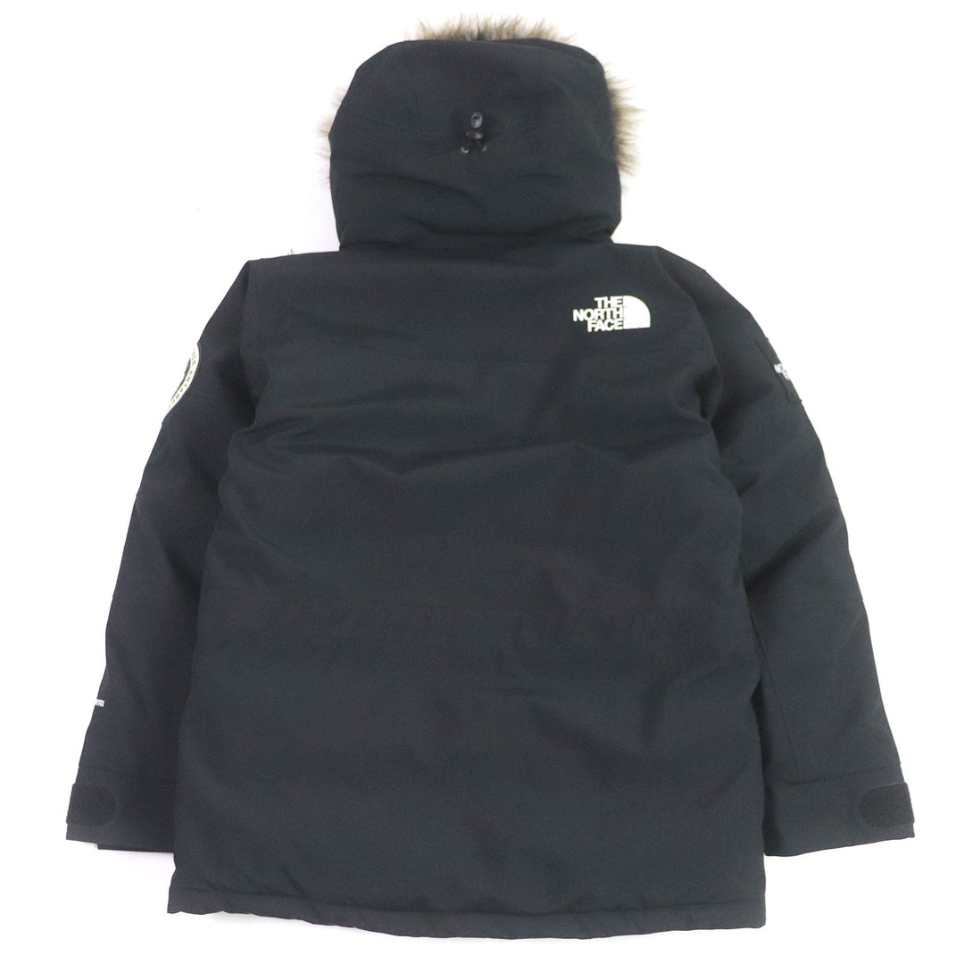 THE NORTH FACE Down jacket ND92032 Outer: 100% nylon, Lining: 100% polyester, Cuffs: 59% acrylic, 26% wool, 14% nylon, 1% polyurethane, Hood fur part/pile: 80% acrylic, 20% acrylic, Base fabric: 100% polyester black Antarctica Parka mens S Used Authentic