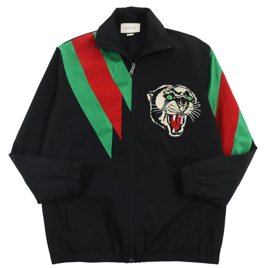 GUCCI Nylon jacket 545556 Outer: 100% nylon, Lining: 100% nylon, Part: 100% nylon black mens XS Used Authentic