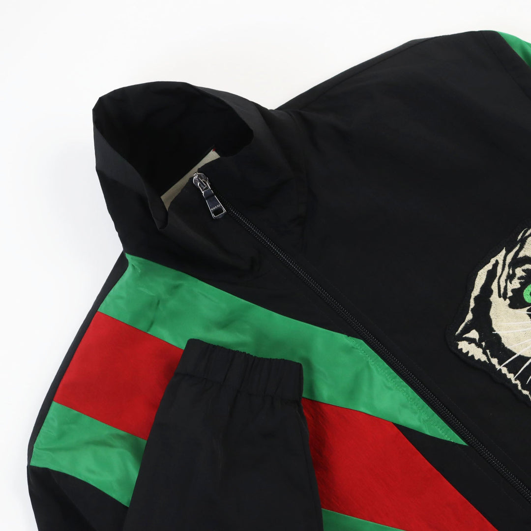 GUCCI Nylon jacket 545556 Outer: 100% nylon, Lining: 100% nylon, Part: 100% nylon black mens XS Used Authentic