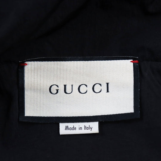 GUCCI Nylon jacket 545556 Outer: 100% nylon, Lining: 100% nylon, Part: 100% nylon black mens XS Used Authentic