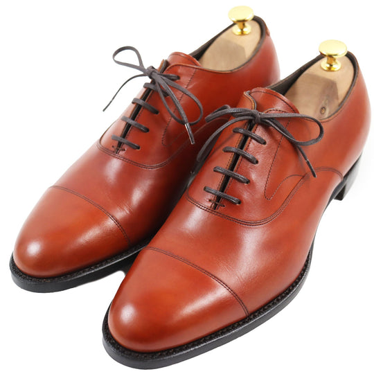 Sanyou Yamachou Leather shoes leather Brown Yujiro 9