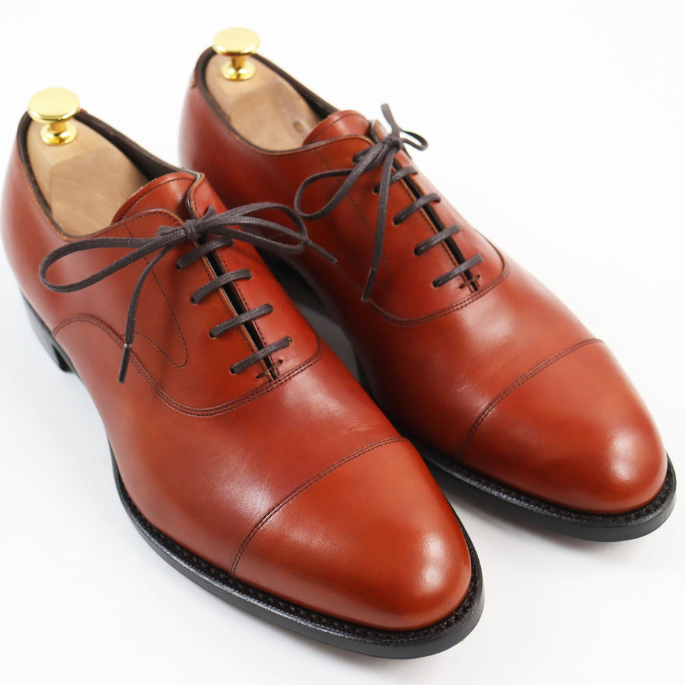 Sanyou Yamachou Leather shoes leather Brown Yujiro 9