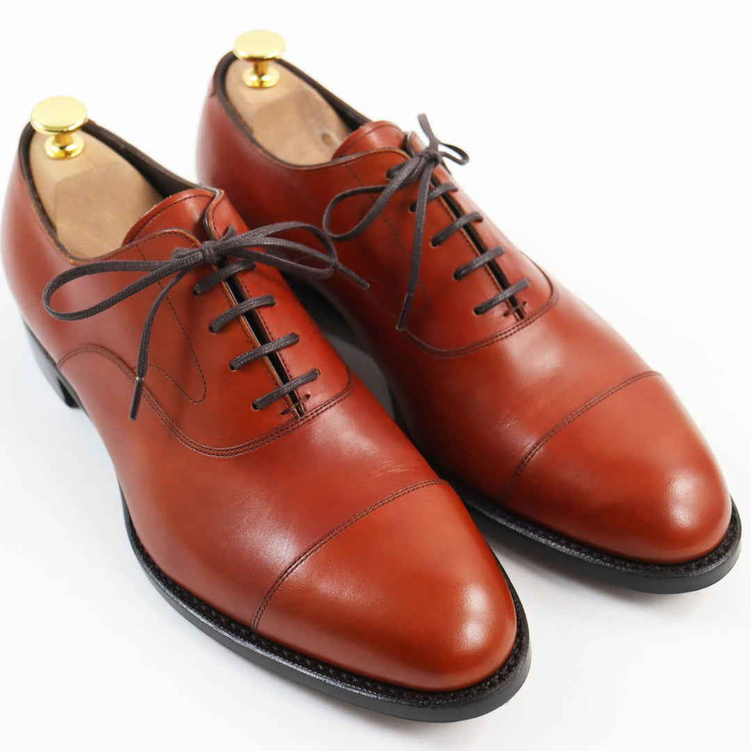 Sanyou Yamachou Leather shoes leather Brown Yujiro 9
