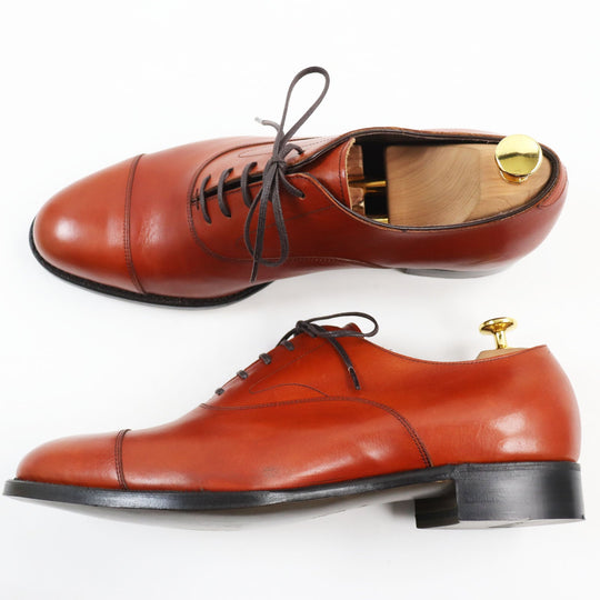 Sanyou Yamachou Leather shoes leather Brown Yujiro 9