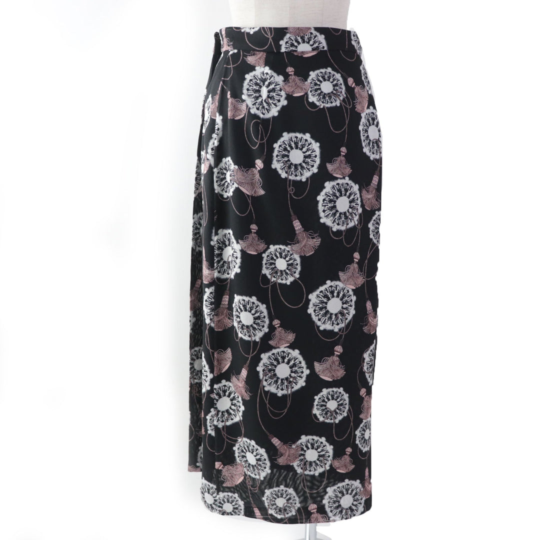 HERMES Wrap skirt 2E0312D2 Main: 100% silk, Lining: 100% silk multicolor liquetis Aquarelle Women 36 Used Authentic