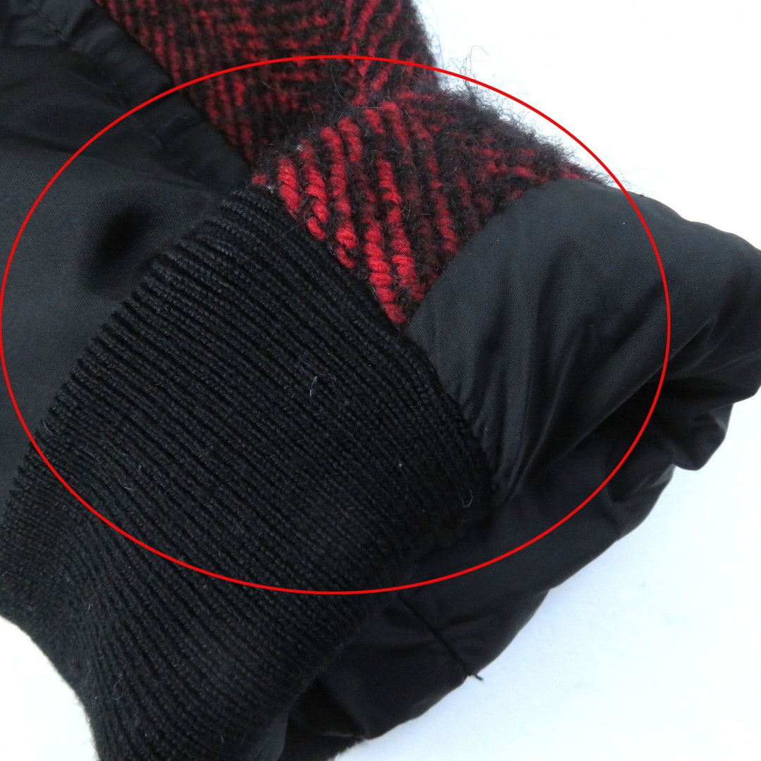 N°21 Jacket C20IN2M wool Red black 40
