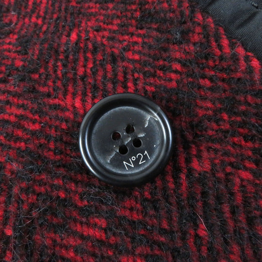 N°21 Jacket C20IN2M wool Red black 40