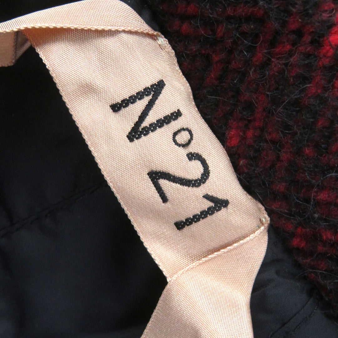 N°21 Jacket C20IN2M wool Red black 40