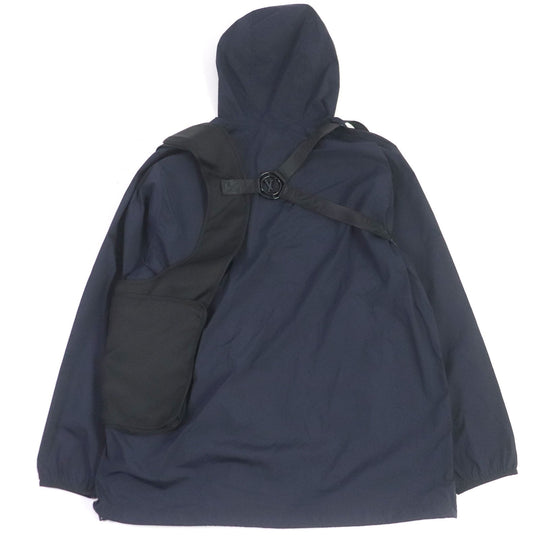 LOUIS VUITTON Blouson Main: 95% nylon, Main: 5% polyurethane, Part: 100% nylon Navy mens 52 Used Authentic