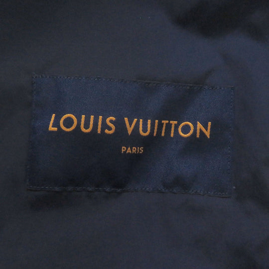 LOUIS VUITTON Blouson Main: 95% nylon, Main: 5% polyurethane, Part: 100% nylon Navy mens 52 Used Authentic