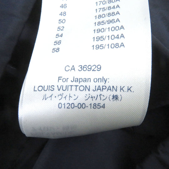 LOUIS VUITTON Blouson Main: 95% nylon, Main: 5% polyurethane, Part: 100% nylon Navy mens 52 Used Authentic