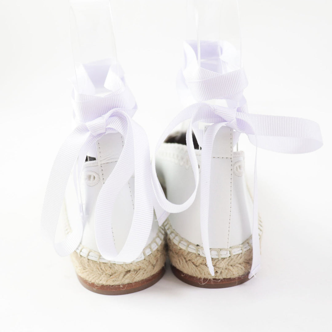 HERMES Leather shoes Main: Leather white Guapa Women 36 Used Authentic