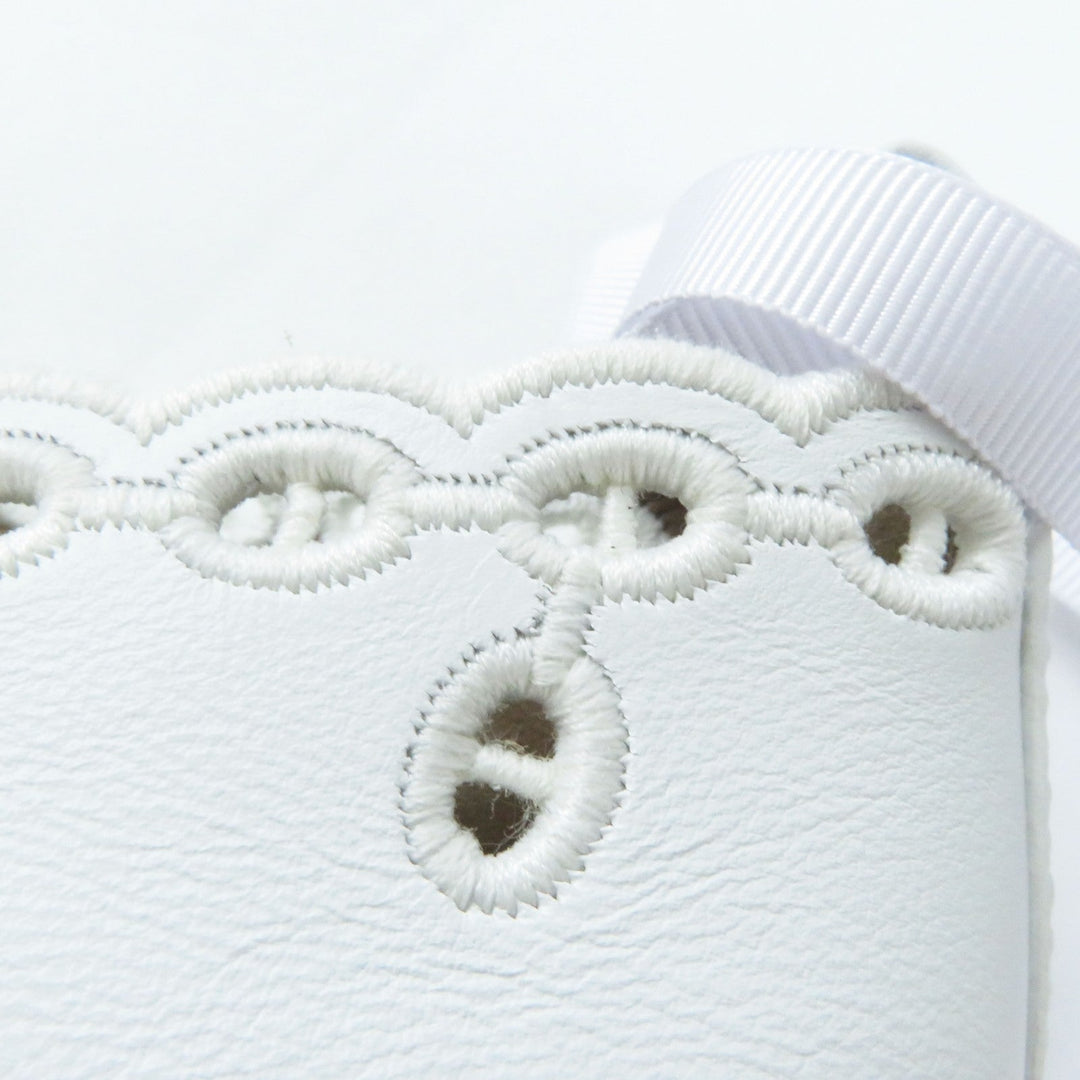 HERMES Leather shoes Main: Leather white Guapa Women 36 Used Authentic