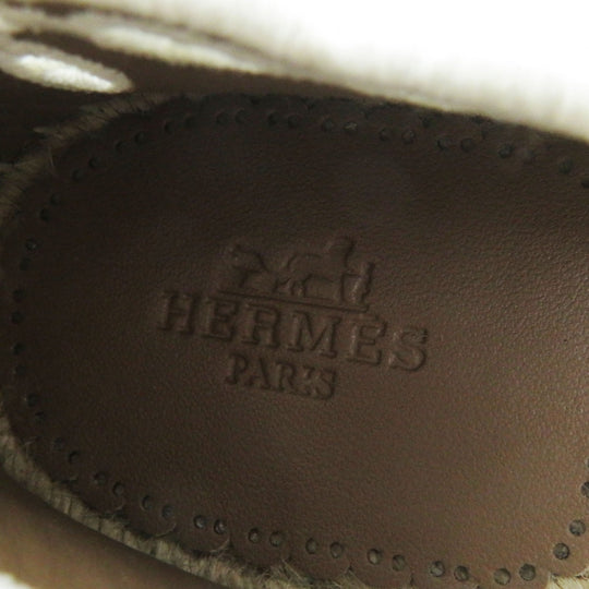 HERMES Leather shoes Main: Leather white Guapa Women 36 Used Authentic