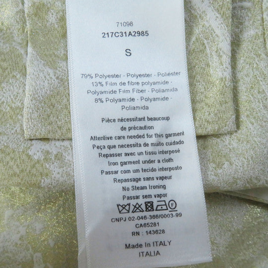 Christian Dior Nylon jacket 217C31A2985 Main: 79% polyester, 13% nylon, 8% nylon light beige gold Toile de Jouy Windbreaker Women S Used Authentic