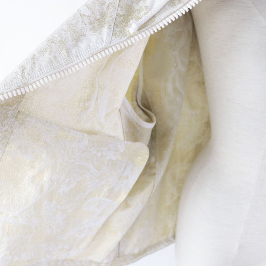 Christian Dior Nylon jacket 217C31A2985 Main: 79% polyester, 13% nylon, 8% nylon light beige gold Toile de Jouy Windbreaker Women S Used Authentic