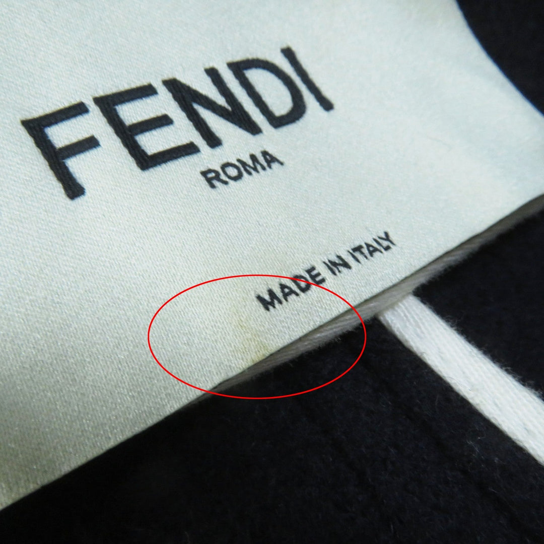 FENDI coat Outer: 90% wool, Outer: 10% cashmere, Lining: 100% cotton Dark navy Women 40 Used Authentic
