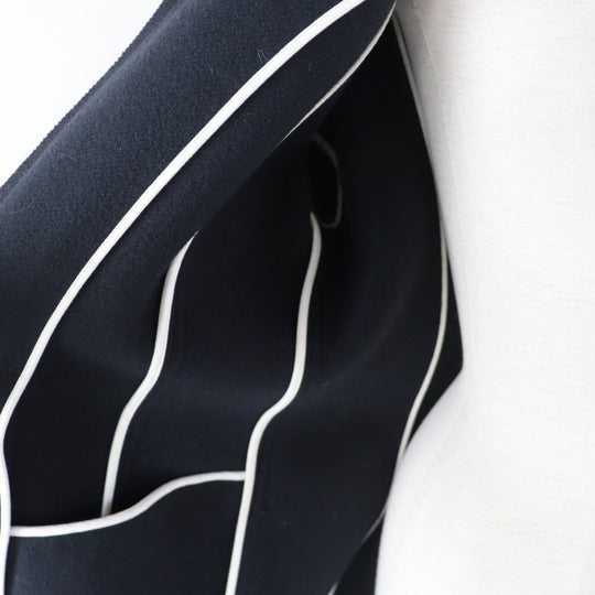 FENDI coat Outer: 90% wool, Outer: 10% cashmere, Lining: 100% cotton Dark navy Women 40 Used Authentic