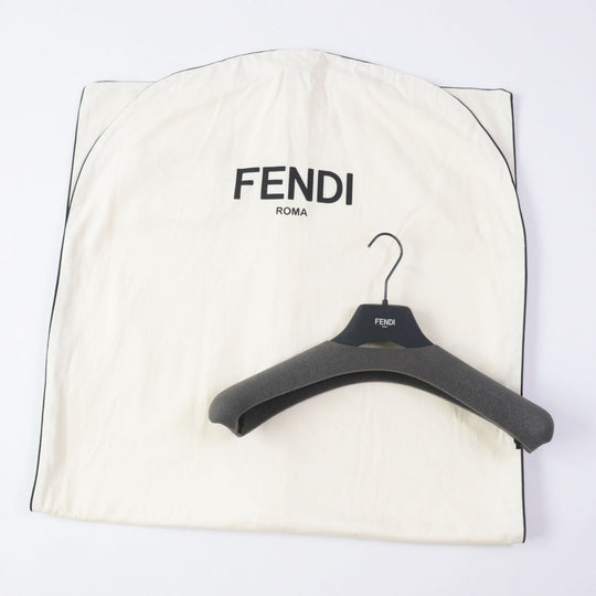 FENDI coat Outer: 90% wool, Outer: 10% cashmere, Lining: 100% cotton Dark navy Women 40 Used Authentic
