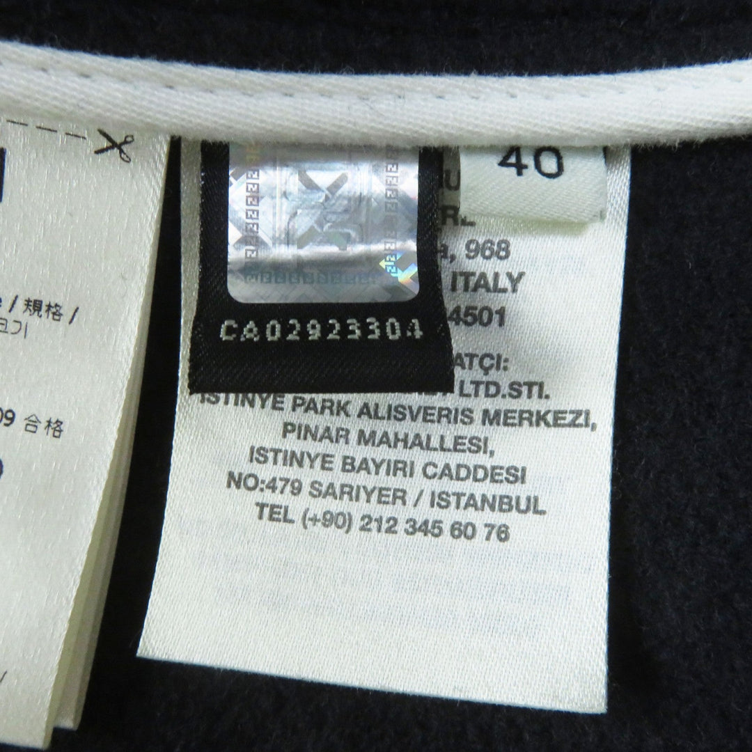 FENDI coat Outer: 90% wool, Outer: 10% cashmere, Lining: 100% cotton Dark navy Women 40 Used Authentic