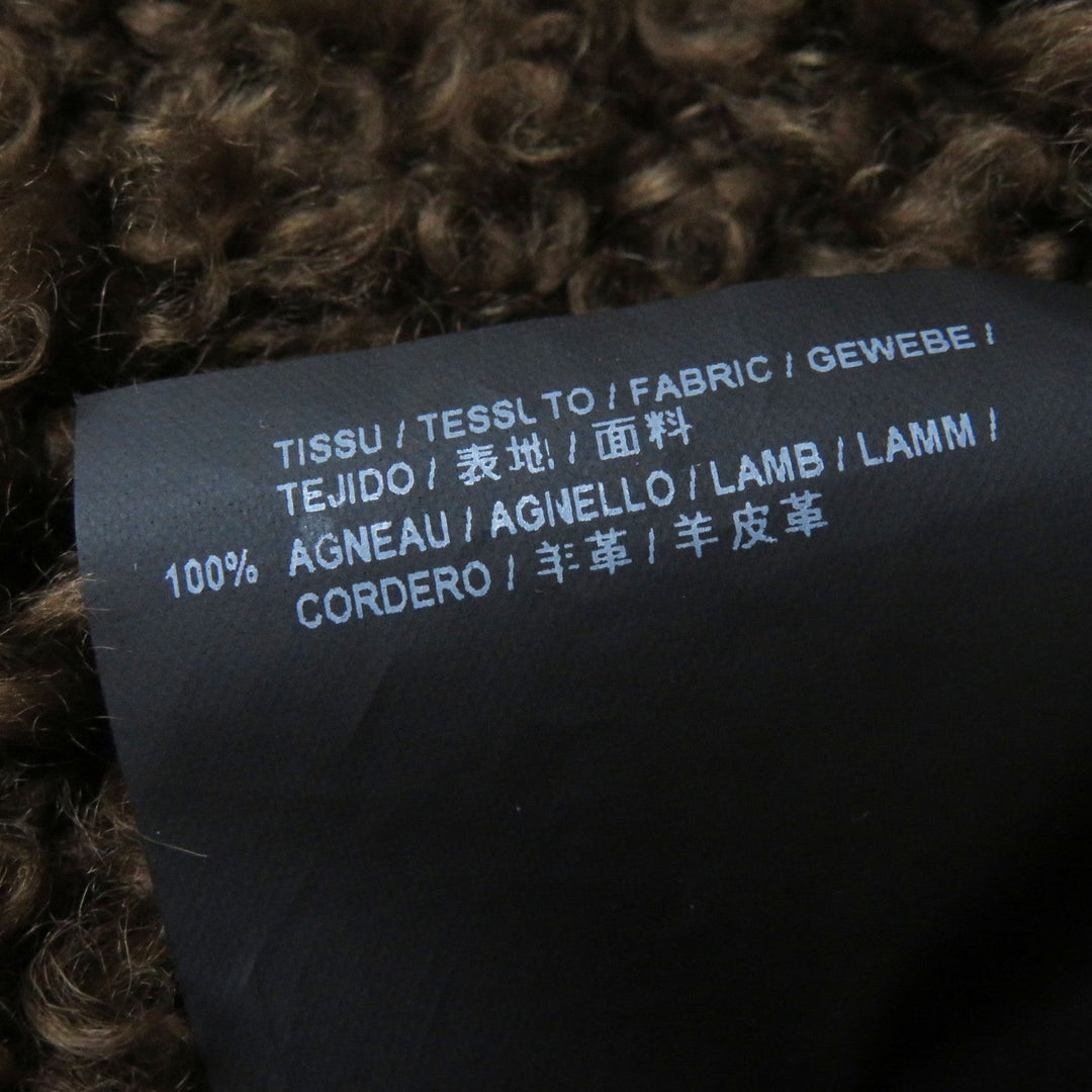 SAINT LAURENT PARIS Mouton coat 442509 Main: 100% mouton Brown Women 36 Used Authentic