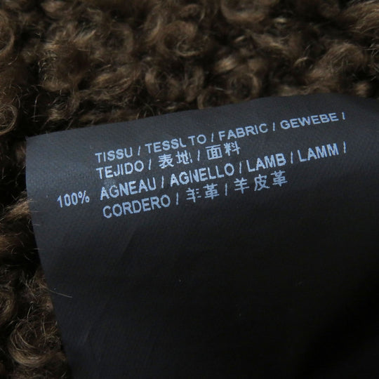 SAINT LAURENT PARIS Mouton coat 442509 Main: 100% mouton Brown Women 36 Used Authentic