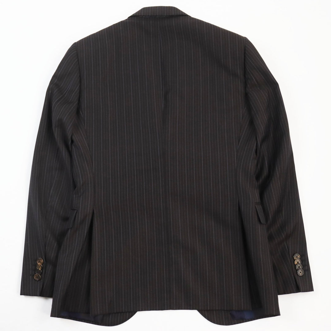 ETRO suit Outer: 100% wool, Lining: 100% silk, Lining: 70% acetate, Lining: 30% cupra Brown type mens 46 Used Authentic