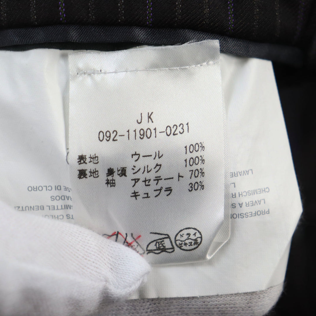 ETRO suit Outer: 100% wool, Lining: 100% silk, Lining: 70% acetate, Lining: 30% cupra Brown type mens 46 Used Authentic