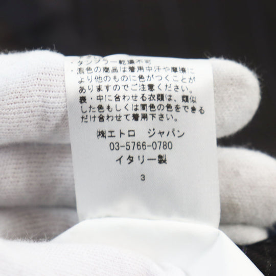 ETRO suit Outer: 100% wool, Lining: 100% silk, Lining: 70% acetate, Lining: 30% cupra Brown type mens 46 Used Authentic