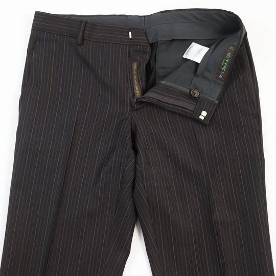 ETRO suit Outer: 100% wool, Lining: 100% silk, Lining: 70% acetate, Lining: 30% cupra Brown type mens 46 Used Authentic