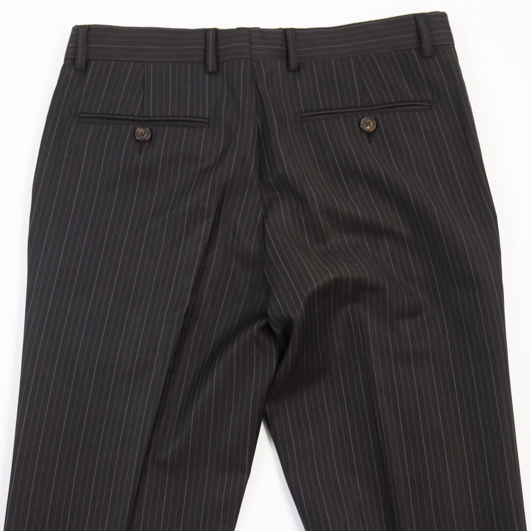 ETRO suit Outer: 100% wool, Lining: 100% silk, Lining: 70% acetate, Lining: 30% cupra Brown type mens 46 Used Authentic