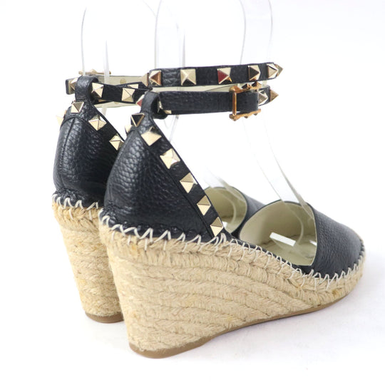 Valentino Garavani Sandals Main: Leather black Women 36 Used Authentic