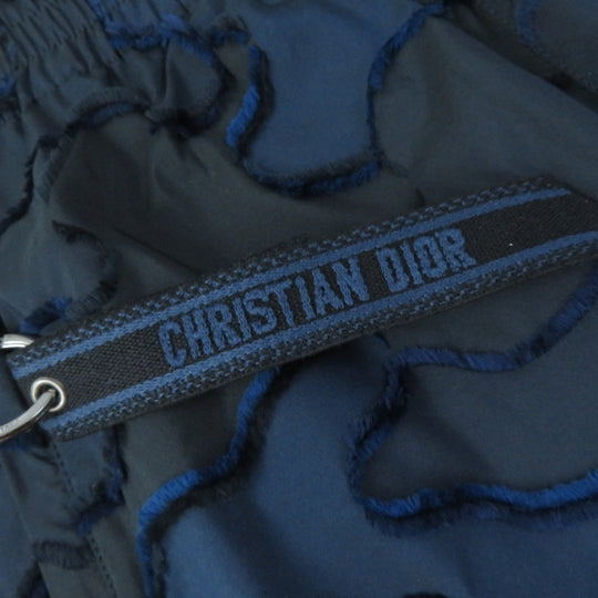 Christian Dior Pants 017A08A2960 Main: 100% polyester Black navy Women 40 Used Authentic