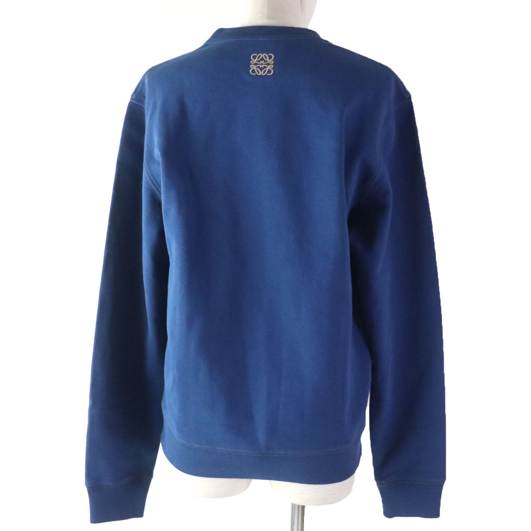 LOEWE sweat SB44Y24X02 Main: 100% cotton, Part: 100% cotton, Embroidery: 100% polyester blue howl's moving castle hin Women XS Used Authentic