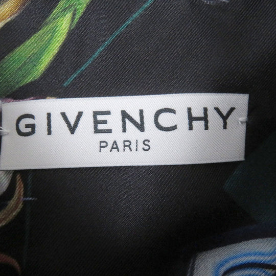 GIVENCHY Short sleeve shirt BM60NT13K4 Main: 100% silk black mens 39 Used Authentic