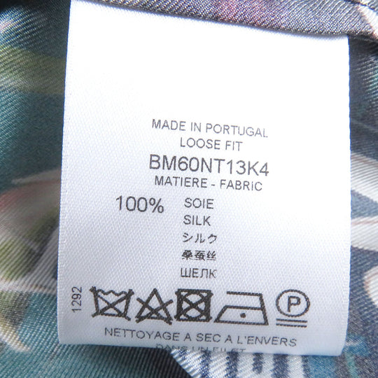 GIVENCHY Short sleeve shirt BM60NT13K4 Main: 100% silk black mens 39 Used Authentic