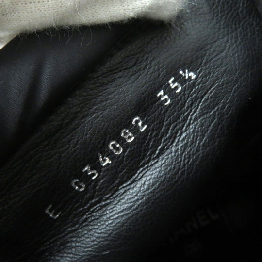CHANEL short boots G34082 Nylon black COCONEIGE COCONEIGE 35 1/2
