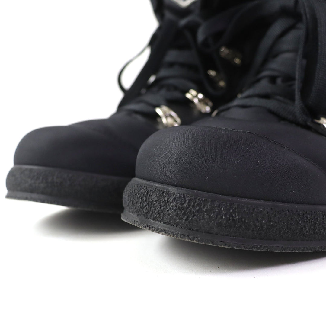 CHANEL short boots G34082 Nylon black COCONEIGE COCONEIGE 35 1/2