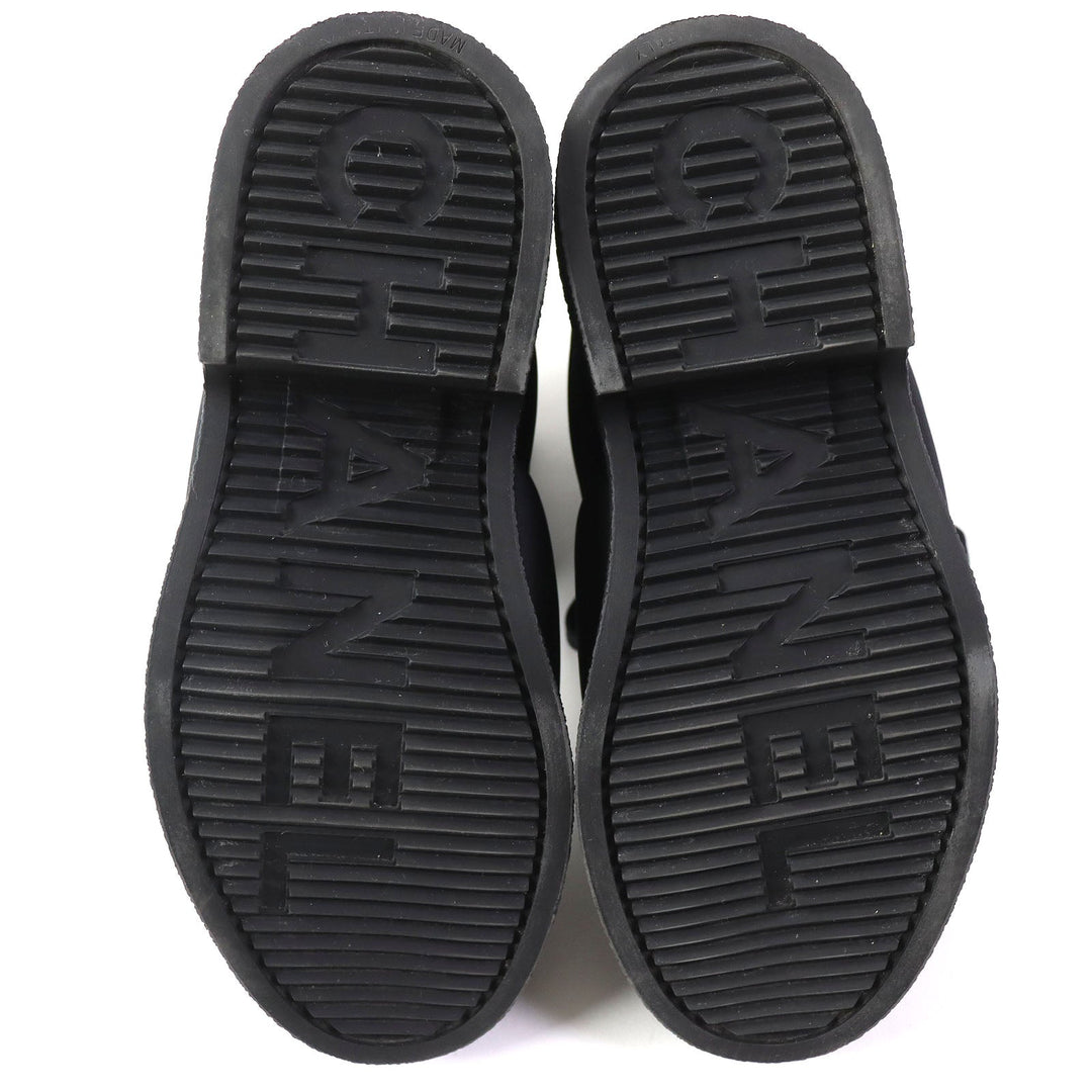CHANEL short boots G34082 Nylon black COCONEIGE COCONEIGE 35 1/2