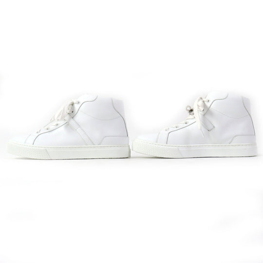 HERMES High cut sneakers Main: Leather white Daydream Women 36 Used Authentic