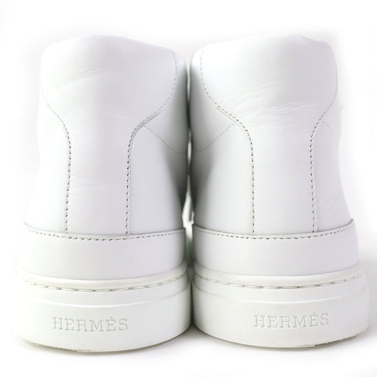 HERMES High cut sneakers Main: Leather white Daydream Women 36 Used Authentic
