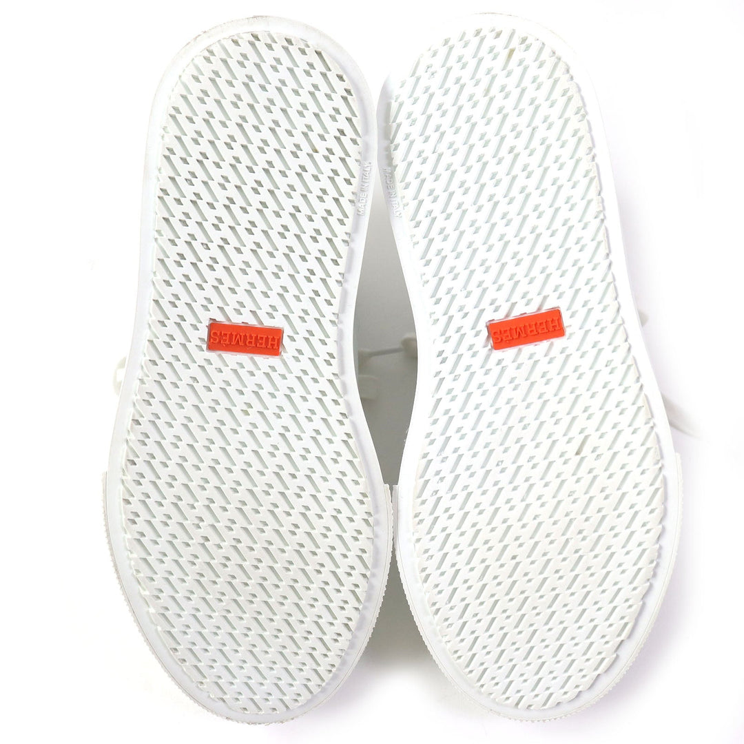 HERMES High cut sneakers Main: Leather white Daydream Women 36 Used Authentic