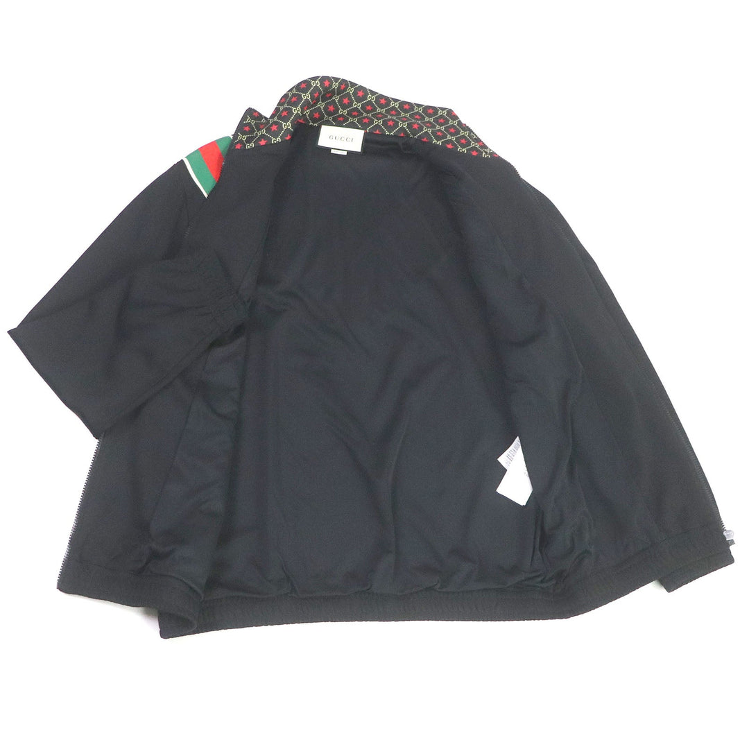 GUCCI Track jacket 575734 Outer: 55% polyester, Outer: 45% cotton, Lining: 100% polyester, Part: 100% nylon black mens M Used Authentic