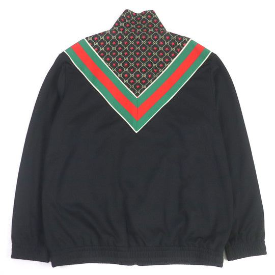 GUCCI Track jacket 575734 Outer: 55% polyester, Outer: 45% cotton, Lining: 100% polyester, Part: 100% nylon black mens M Used Authentic