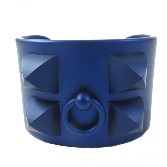 HERMES Bangle Main: Aluminum Blue Uncle Cory Edssian Women Used Authentic