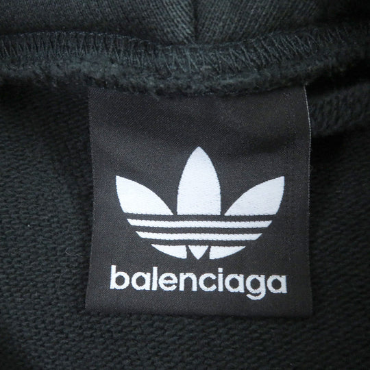 BALENCIAGA Hoodie 712396 Main: 100% cotton, Part: , Embroidery: 100% polyester Dark green mens 2 Used Authentic